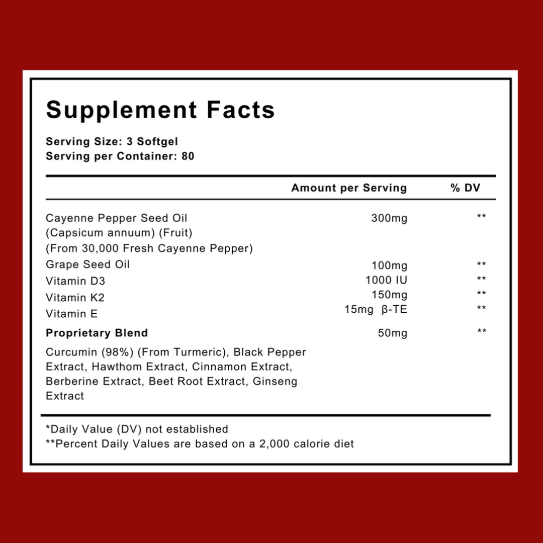 Support Vascular Function with Auri Health Capsaicin Softgels